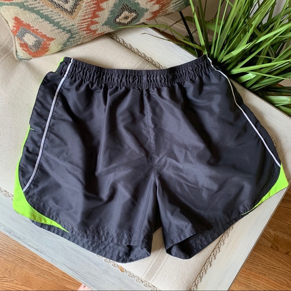 bcg Pants - BCG | Grey & Lime Running Shorts